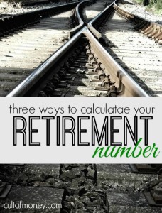 Looking to calculate your retirement number? Here are three easy ways that range from super simple to a bit complex.