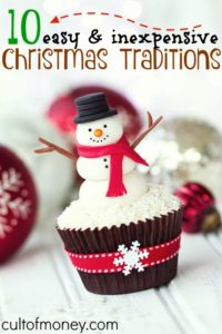 If you're kids are like mine they enjoy activities over gifts. Here are ten easy and inexpensive Christmas traditions your family is sure to enjoy!