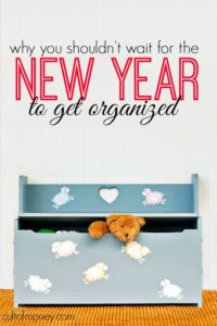 Do you want stay on budget this Christmas and ring in January 1st with a bang? If so, don't wait until the New Year to get organized. Here's why.