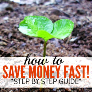 How to Save Money Fast - A Step by Step Guide