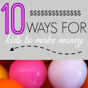 Is your child ready to earn his own money? If so check out these ten great ways for kids to make money.