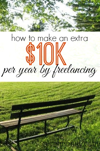 In desperate need of extra money? Here's your step by step plan on how to make an extra $10,000 per year freelancing.