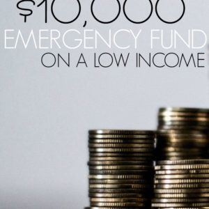 No matter how much money you make it is possible to still save. Here's a real life example of how to save emergency fund on a low income.