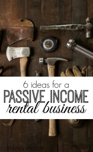 If you've thought of starting a semi-passive income business rentals could be a good option. Here are six things you can rent for money.
