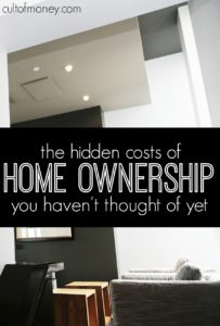 There are many benefits that come along with being homeowner. The problem is, there are also many costs that homeowners-to-be don’t think of before buying.   If you’re getting ready to purchase a house or considering it in the near future don’t forget these hidden costs of homeownership.