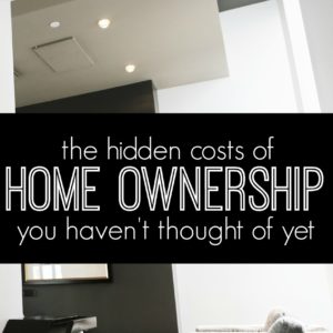 There are many benefits that come along with being homeowner. The problem is, there are also many costs that homeowners-to-be don’t think of before buying. If you’re getting ready to purchase a house or considering it in the near future don’t forget these hidden costs of homeownership.