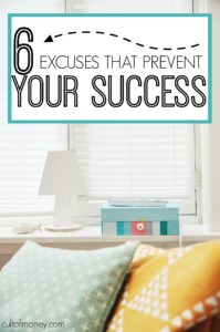 If you want to be in the top 8% this year it’s time to kick those excuses to the curb. Here are six excuses that are preventing your success.