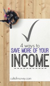 Want to save more of your income this year? If so check out these four different methods plus two tips to ensure the greatest success.